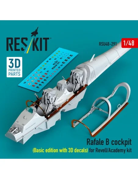 [NO_DESC] Rafale B cockpit (Basic edition with 3D decals) for Revel...