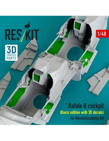 Rafale B cockpit (Basic edition with 3D decals) for Revell/Academy ...