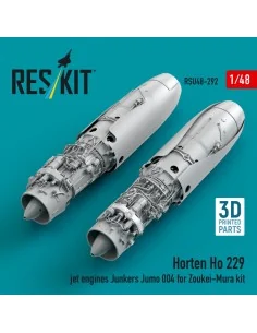 Horten Ho 229 jet engines Junkers Jumo 004 (3D Printed) for Zoukei-...