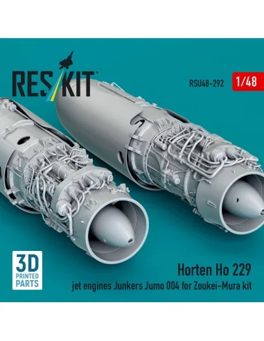 Horten Ho 229 jet engines Junkers Jumo 004 (3D Printed) for Zoukei-...