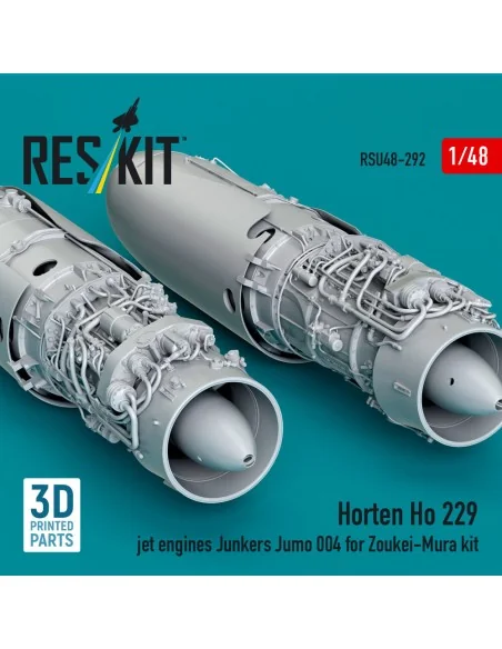 Horten Ho 229 jet engines Junkers Jumo 004 (3D Printed) for Zoukei-...