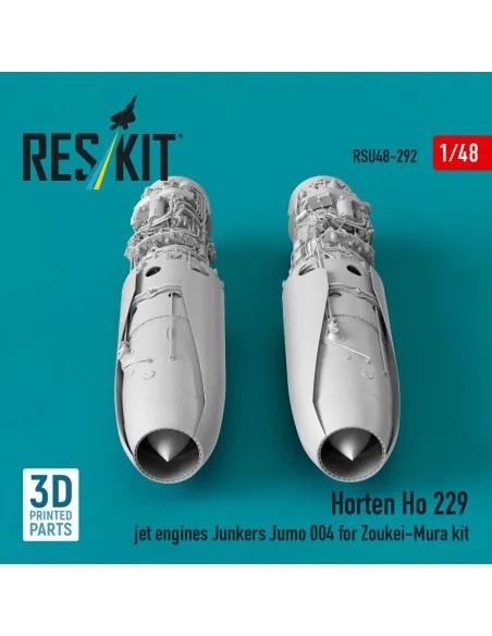 Horten Ho 229 jet engines Junkers Jumo 004 (3D Printed) for Zoukei-...