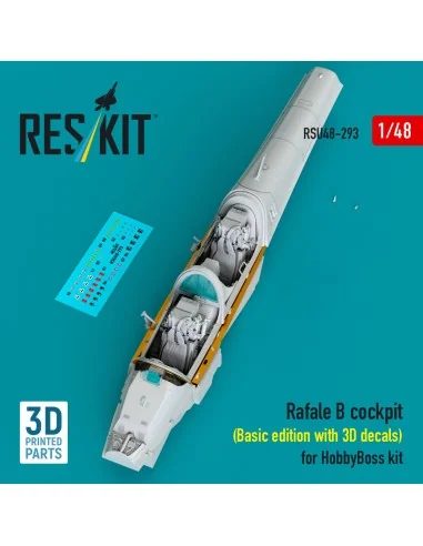 Rafale B cockpit (Basic edition with 3D decals) for HobbyBoss kit (...