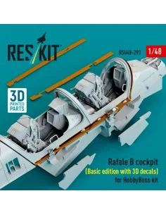 Rafale B cockpit (Basic edition with 3D decals) for HobbyBoss kit (... 2