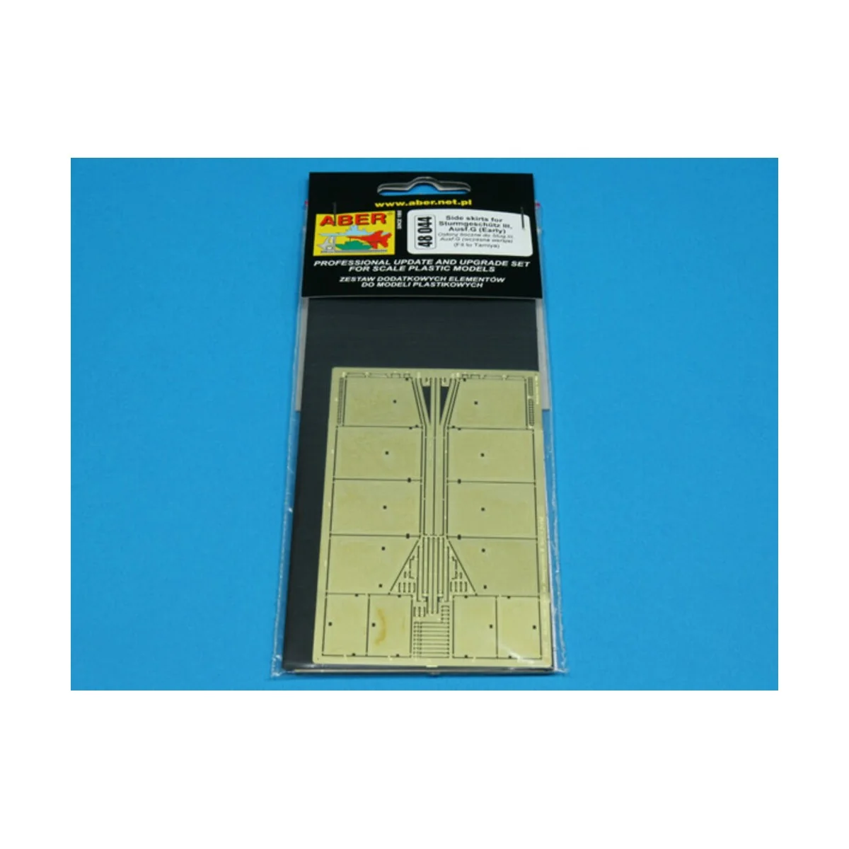 Side Skirts for Stug III ,Ausf.-early - Aber Models 48044