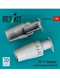 SR-71 Blackbird exhaust nozzles for Revell kit (3D printed), 1/48 -...