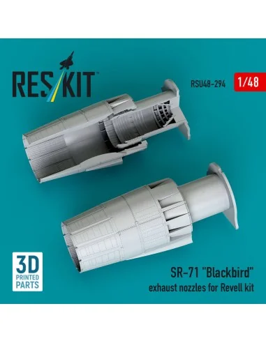 SR-71 Blackbird exhaust nozzles for Revell kit (3D printed), 1/48 -...