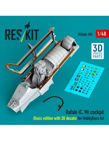 Rafale (C, M) cockpit (Basic edition with 3D decals) for HobbyBoss ...