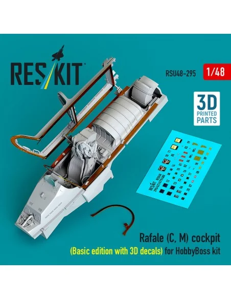 Rafale (C, M) cockpit (Basic edition with 3D decals) for HobbyBoss ...