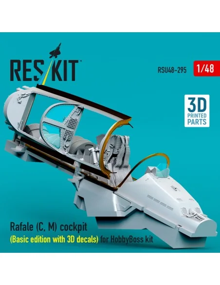 Rafale (C, M) cockpit (Basic edition with 3D decals) for HobbyBoss ...
