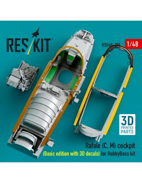 Rafale (C, M) cockpit (Basic edition with 3D decals) for HobbyBoss ...