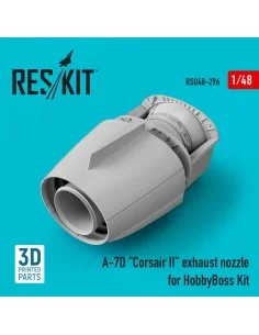 A-7D Corsair II exhaust nozzle for HobbyBoss kit (3D Printed), 1/48...