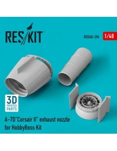 A-7D Corsair II exhaust nozzle for HobbyBoss kit (3D Printed), 1/48... 2
