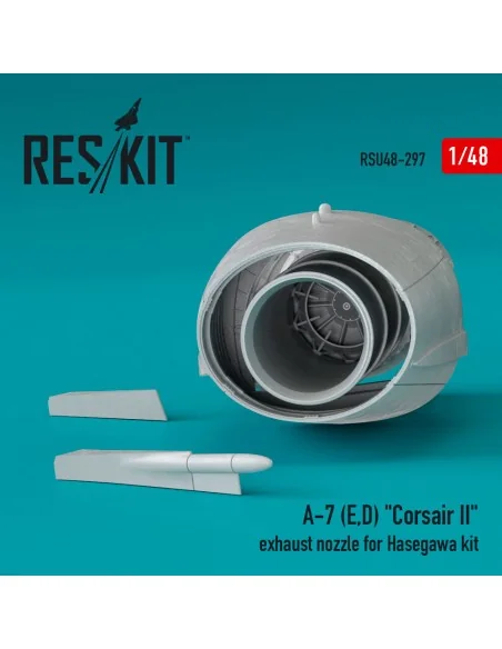 A-7 (E, D) Corsair II exhaust nozzle for Hasegawa kit, 1/48 - ResKi...