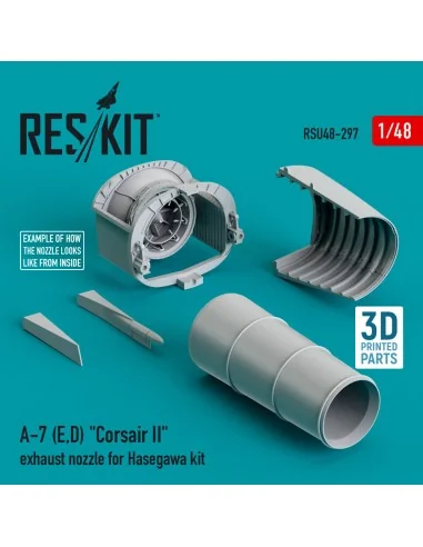 [NO_DESC] A-7 (E, D) Corsair II exhaust nozzle for Hasegawa kit, 1/...