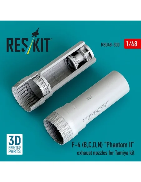 F-4 (B, C, D, N) Phantom II exhaust nozzles for Tamiya kit (3D prin...