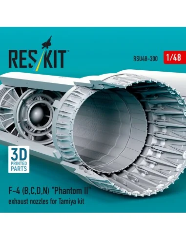 F-4 (B, C, D, N) Phantom II exhaust nozzles for Tamiya kit (3D prin...