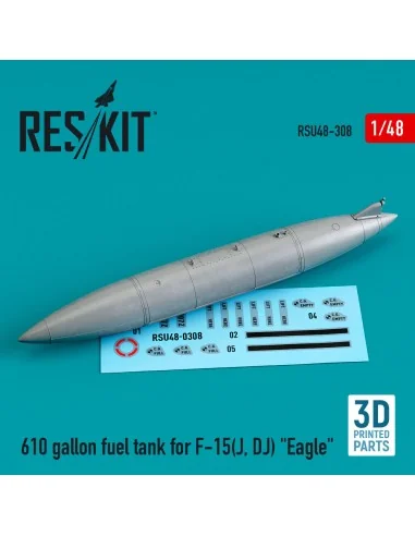 [NO_DESC] 610 gallon fuel tank for F-15(J, DJ) Eagle (3D Printed), ...