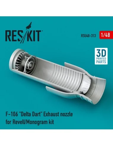 F-106 Delta Dart exhaust nozzle for Revell/Monogram kit, 1/48 - Res...