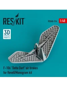 F-106 Delta Dart air brakes for Revell/Monogram kit (3D Printed), 1...