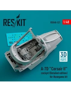 A-7D Corsair II cockpit (Detailed edition) for Hasegawa kit (3D Pri... 2