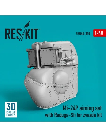 Mi-24P aiming set with Raduga-Sh for zvezda kit (3D Printed), 1/48 ...