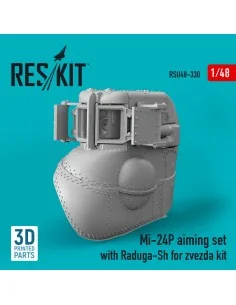 Mi-24P aiming set with Raduga-Sh for zvezda kit (3D Printed), 1/48 ... 2