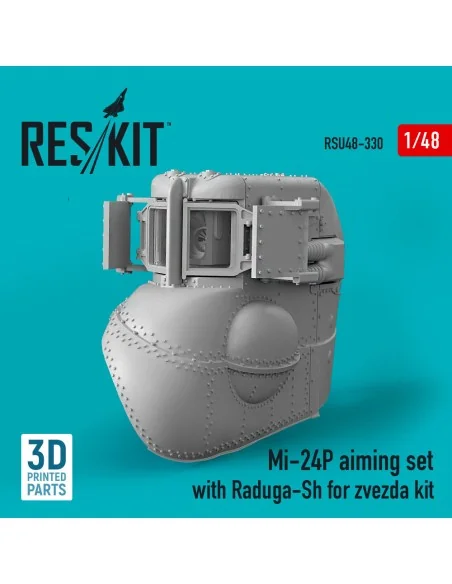 Mi-24P aiming set with Raduga-Sh for zvezda kit (3D Printed), 1/48 ...