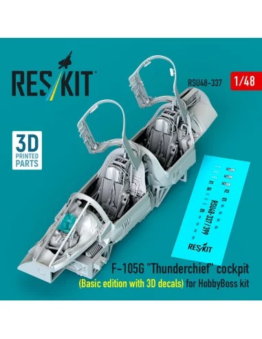 F-105G Thunderchief cockpit (Basic edition with 3D decals) for Hobb...