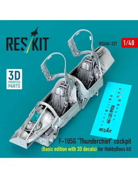 F-105G Thunderchief cockpit (Basic edition with 3D decals) for Hobb...