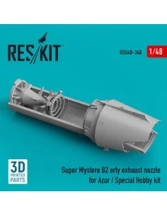 Super Mystere B2 early exhaust nozzle for Azur / Special Hobby kit ... 2