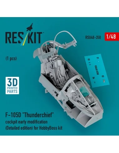 F-105D Thunderchief cockpit early modification (Detailed edition) f...