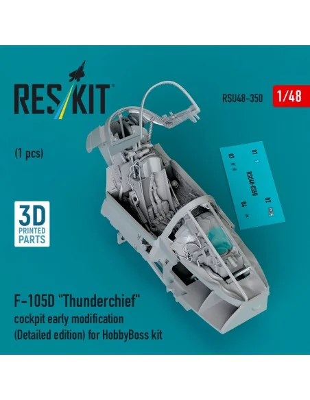 F-105D Thunderchief cockpit early modification (Detailed edition) f...