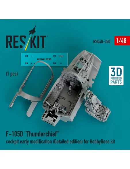 F-105D Thunderchief cockpit early modification (Detailed edition) f...