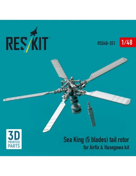 [NO_DESC] Sea King (5 blades) tail rotor for Airfix & Hasegawa kit ...