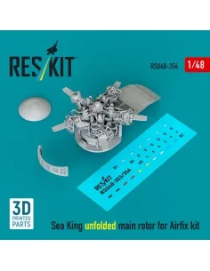 Sea King unfolded main rotor for Airfix kit (3D printed), 1/48 - Re...