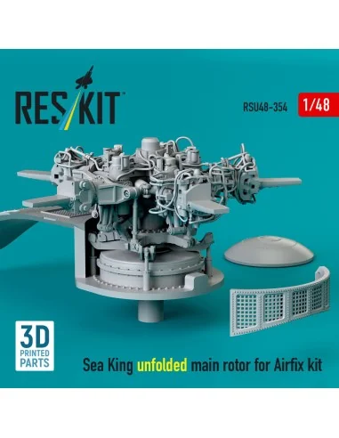 Sea King unfolded main rotor for Airfix kit (3D printed), 1/48 - Re...
