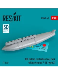 300 Gallon centerline fuel tank with pylon for F-16 (A/B/C/D/E/F/I)...
