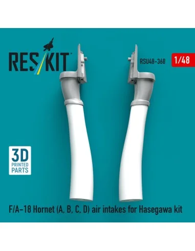 F/A-18 Hornet (A, B, C, D) air intakes for Hasegawa kit (3D Printed...