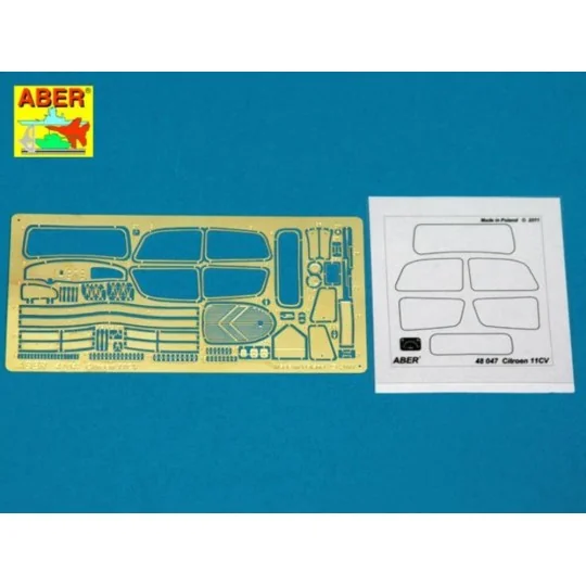 Citroen 11CV, 1/48 - Aber Models 48047 Citroen 11CV, 1/48 - Aber Models 48047