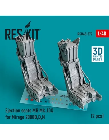 Ejection seats MB Mk.10Q for Mirage 2000B, D, N (2 pcs) (3D Printed...