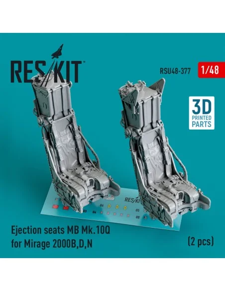Ejection seats MB Mk.10Q for Mirage 2000B, D, N (2 pcs) (3D Printed...