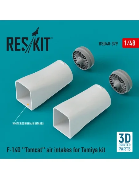 [NO_DESC] F-14D Tomcat air intakes for Tamiya kit (3D Printed), 1/4...