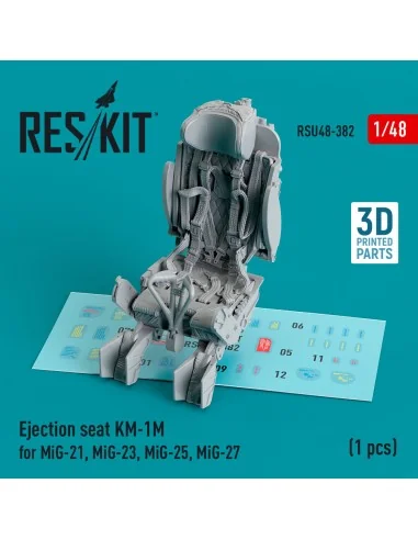 Ejection seat KM-1M for MiG-21, MiG-23, MiG-25, MiG-27 (1 pcs) (3D ...