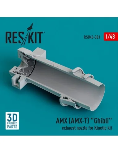 AMX (AMX-T) Ghibli exhaust nozzle for Kinetic kit (3D Printed), 1/4...