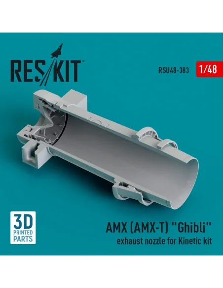 AMX (AMX-T) Ghibli exhaust nozzle for Kinetic kit (3D Printed), 1/4...