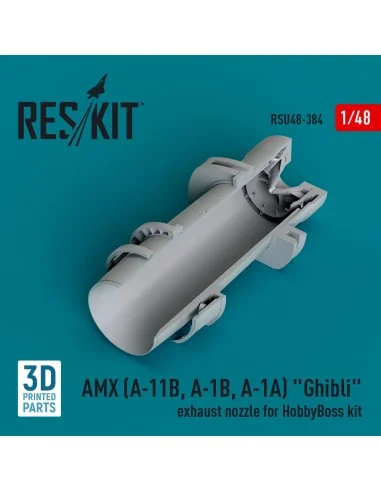 AMX (A-11B, A-1B, A-1A) Ghibli exhaust nozzle for HobbyBoss kit (3D...
