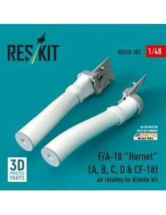 F/A-18 Hornet (A, B, C, D & CF-18) air intakes for Kinetic kit (3D ...