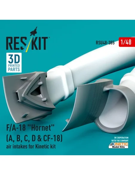 F/A-18 Hornet (A, B, C, D & CF-18) air intakes for Kinetic kit (3D ...