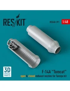 F-14A Tomcat open & closed exhaust nozzles for Tamiya kit (3D Print...